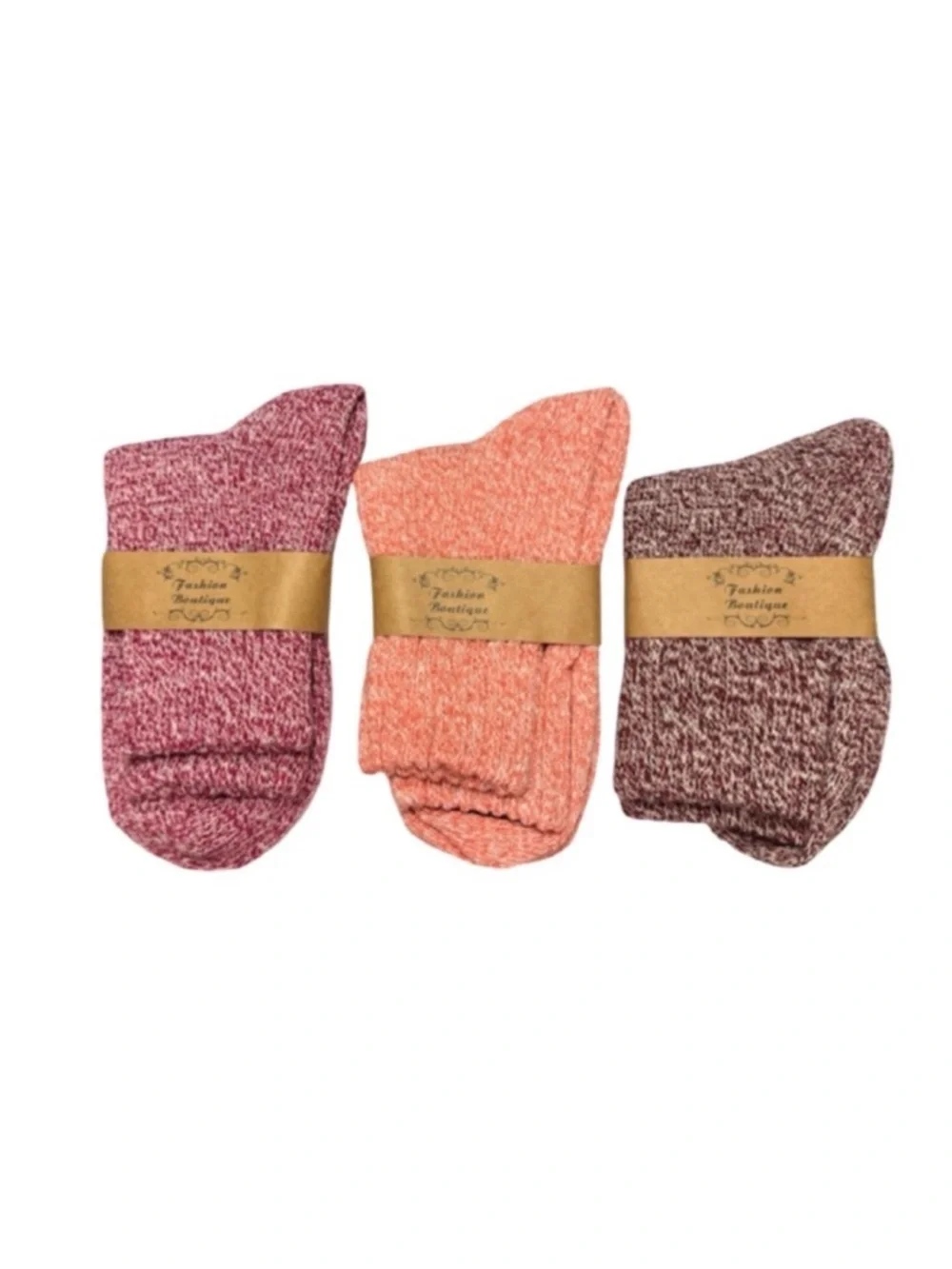 3 Wool Crew Socks